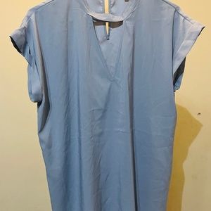 Express Cuffed Sleeve Blouse